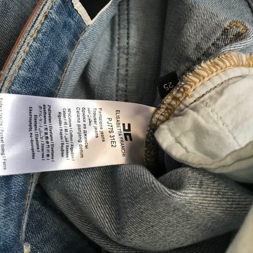 Elisabetta Franchi jeans size XS new without tag, high waisted