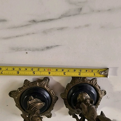 Bronze figurines used, Asian art statues from 1950