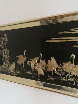Bronze and velvet painting like new