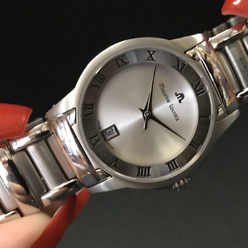 Maurice Lacroix women's watch stainless steel waterproof new with sapphire