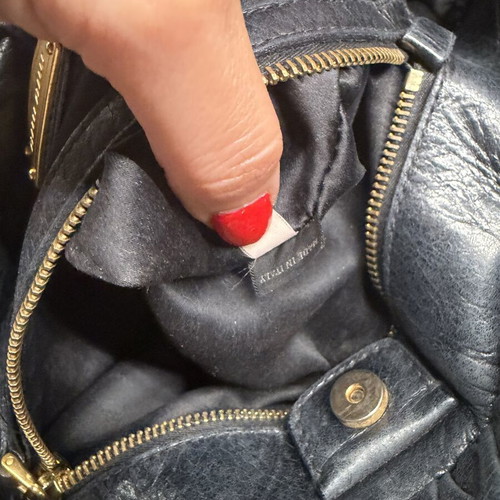Miu Miu Vitello handbag, black