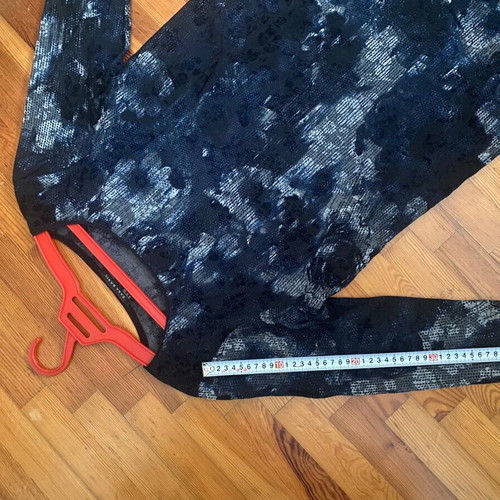 Velvet blue Zara dress used, size M/L, slightly elastic