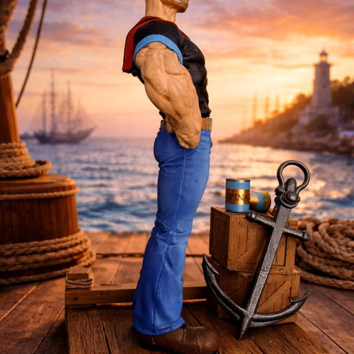 Popeye collectible figure handmade 3D printed new