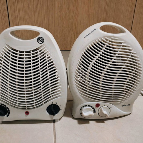 Fan heaters like new, set of 2
