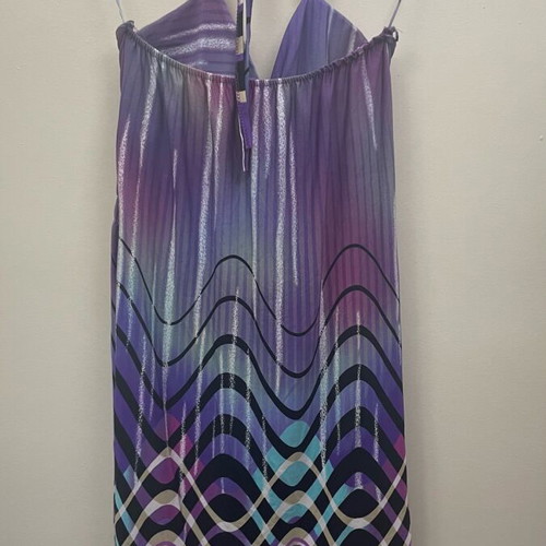 Summer dress like new, size S/M, purple and turquoise