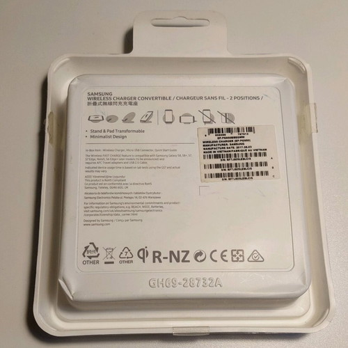 Samsung wireless charger EP-PG950 used, pad & stand