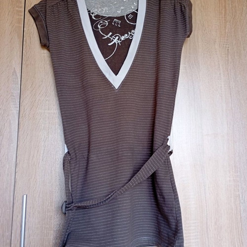 Freesoul midi dress black used, missing belt