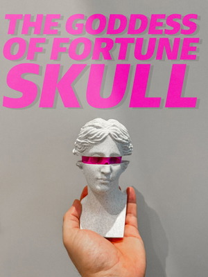 The Goddess of Fortune Skull 3D printed decorative sculpture made to order
