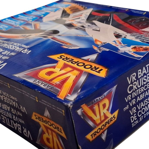 Kenner Saban's VR Troopers VR Battle Cruiser & VR Interceptor Jet new sealed box