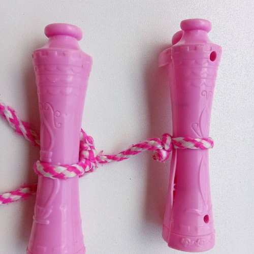 Children's rhythmic skipping rope 1.80m used, pink