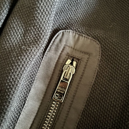 Prada Milano Jacket total black, size L, new
