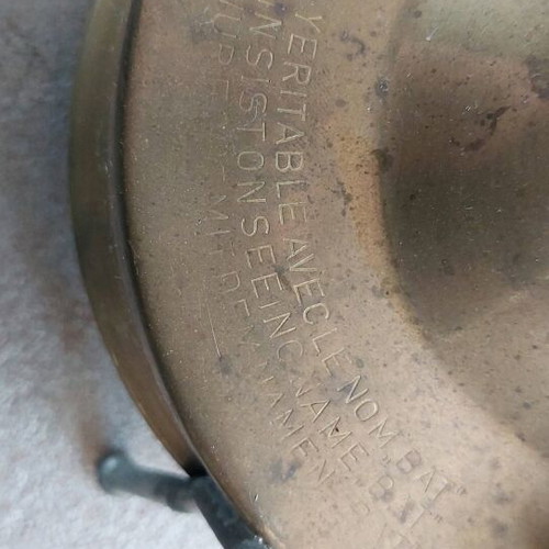 German brass gas stove Bat like new