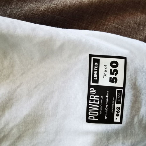 Prozis sleeveless shirt XL white like new