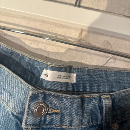 Mango Mom Fit Denim Pants new, size XL 42 14, blue