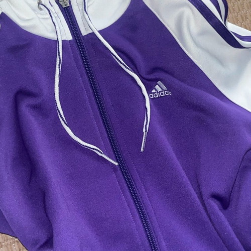 Adidas jacket purple in like new condition
