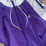 Adidas jacket purple in like new condition