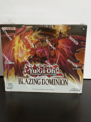 Yu-Gi-Oh! Blazing Dominion Booster Box 1st Edition sealed, new