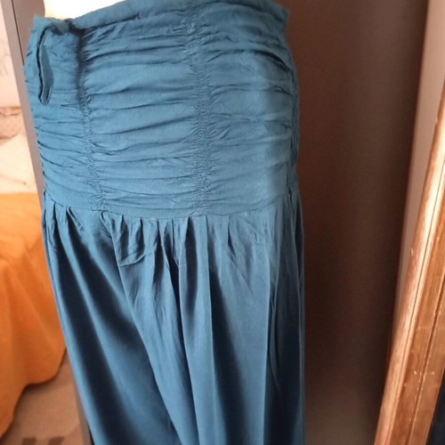 Salvari women's pants used, petrol color, size S/M