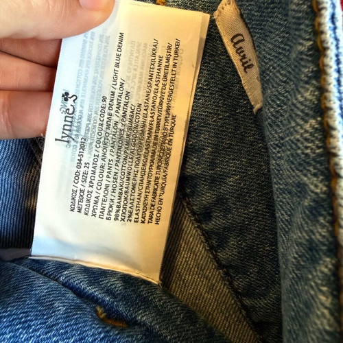Lynne Denim Hot Stuff high-waisted skinny jeans like new, blue