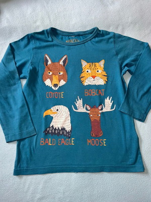 Μπλουζάκι για αγόρι 5 ετών σαν καινούργιο, μπλε, μέγεθος 110 cm