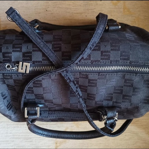 Sisley shoulder and hand bag used, brown