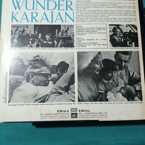 Das Wunder Karajan classical vinyl record