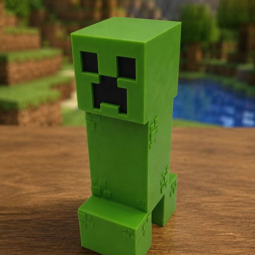 Minecraft Creeper figure new, 18cm, customizable colors