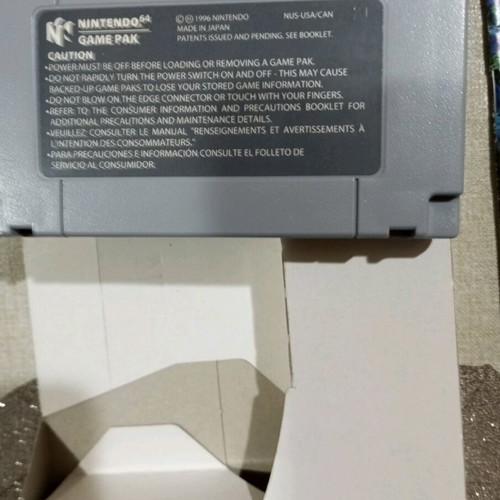 Nintendo 64 War Gods video game used, complete with box and manuals