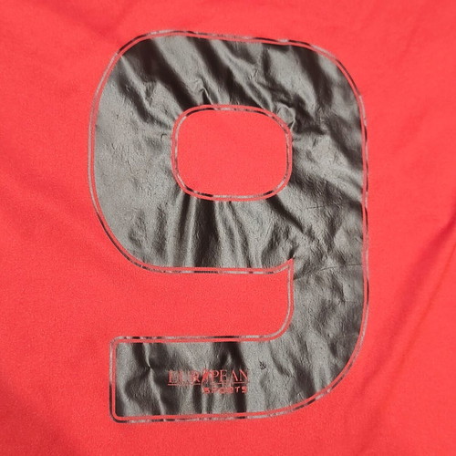 Adidas Red Soccer Jersey CA Mozaic Foot Challenge FFF #9 Size M used