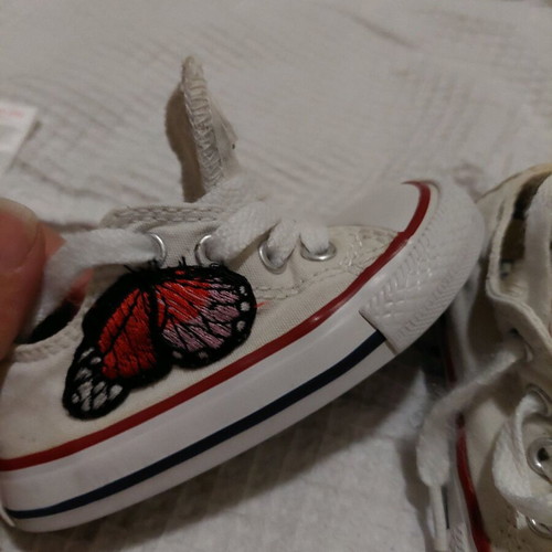 Converse All Star No21 white shoes for girl or boy, like new