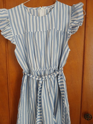 Miss Ebito dress new for 16 years old, white and grey
