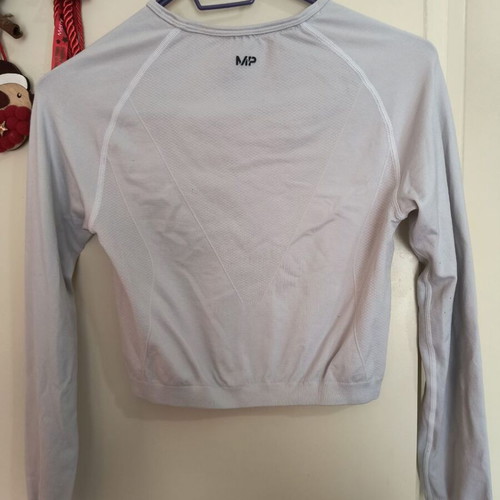 Sports top like new, soft lilac, size S
