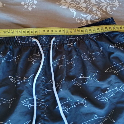 Men's swim shorts Bermuda size L black like new