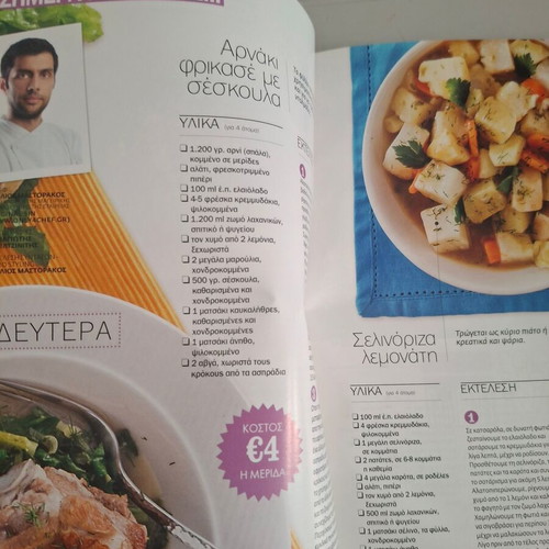 Vima Gourmet cooking magazine like new, Greek