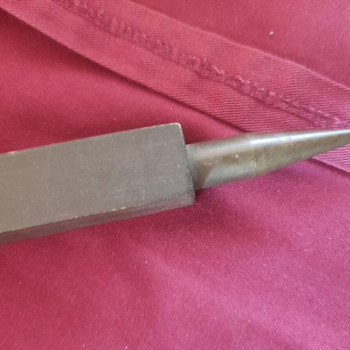 Large wooden divider used, about 49 cm, incomplete with brass parts