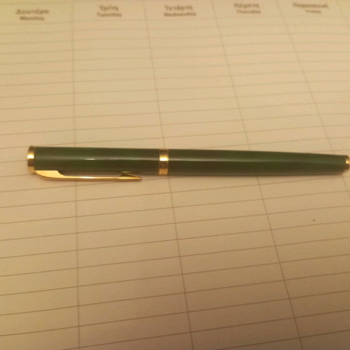 Waterman Preface Roller Ball green lacquer like new