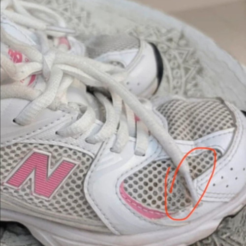 New Balance αθλητικά παπούτσια, άσπρα και ροζ, νούμερο 34
