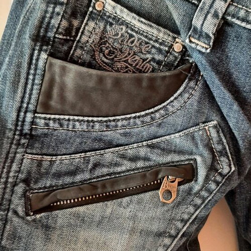 Jeans Badge women's pants like new, blue
