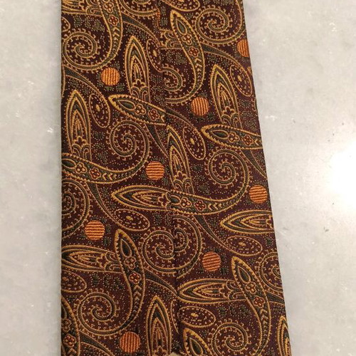 Mexx vintage tie like new, multicolored orange