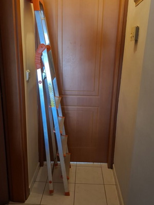 Sarayli Aluminium Ladder 5 Steps (4+1) like new