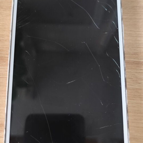Samsung Galaxy Note 3 Neo used with cracked screen, white