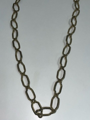 Necklace chain used, gold-colored