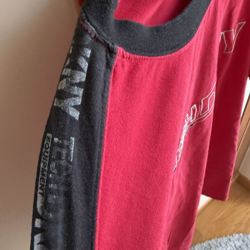 DKNY men's red blouse size large used