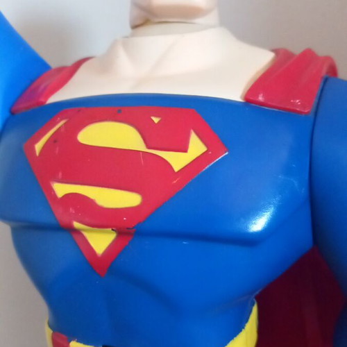 Sonic Zoom Superman action figure used, 30cm, Mattel 2003, Justice League