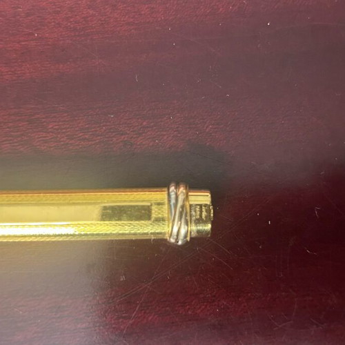 Les Must de Cartier Vendome Trinity Ballpoint Pen gold plated, like new