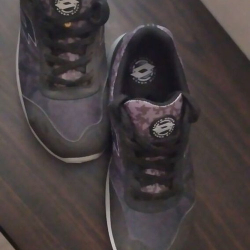 Lotto work shoes new, size 42, black-grey with steel toe