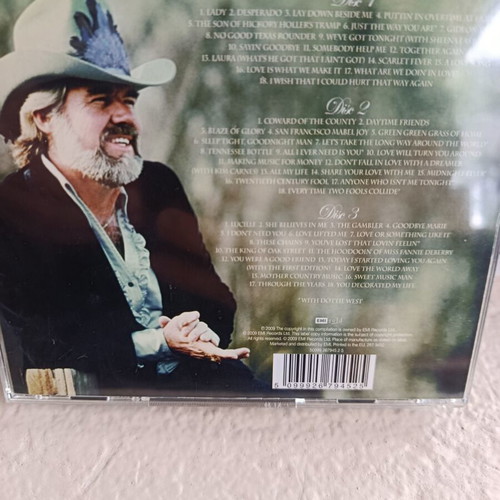 Kenny Rogers 3 CD σε άριστη κατάσταση, κασετίνα