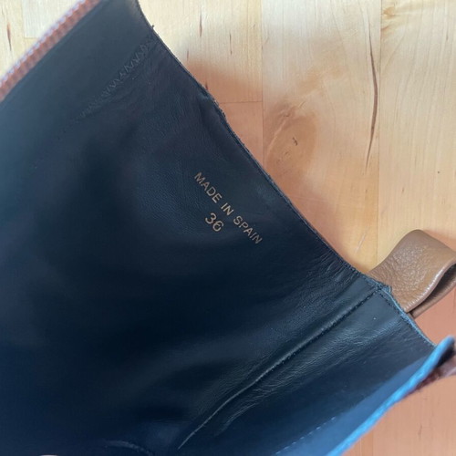Equitare camel leather boots size 36 like new