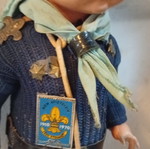 Scouting commemorative doll from 1970s