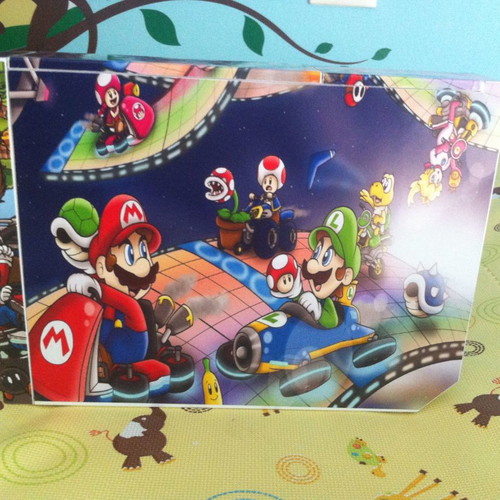 Wii Mario Kart console stickers new